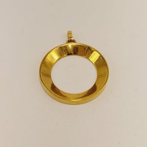 Vita Fede 24k Gold-Plated Circular Pendant New